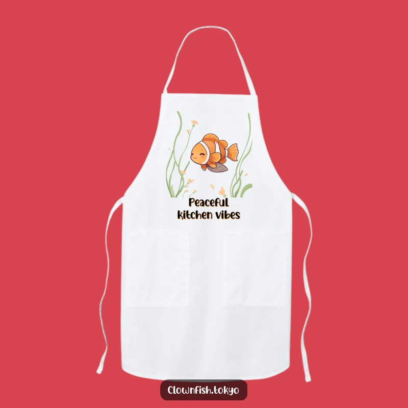 Funny Clownfish Zen Apron - Serene Chef's Kimono Gift