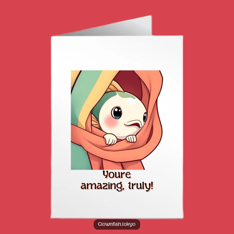 Free Printable Fish Obi Congratulations Card: Hidden Surprise Downloadable Gift