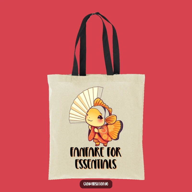 Funny Clownfish Kimono Tote Bag - Playful Fish Fan Accessory Gift